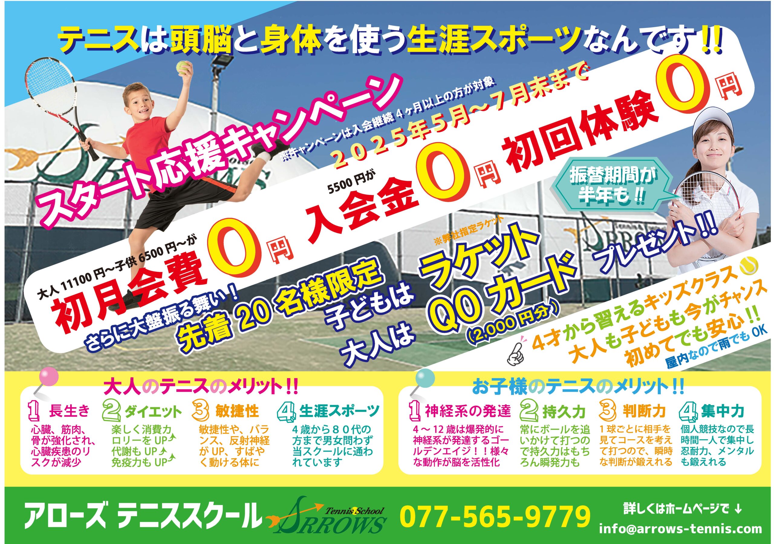 入会キャンペーン案内